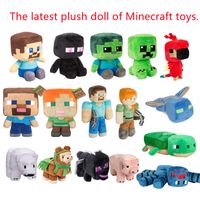 Wholesale Minecraft toys latest models plush dolls creepy ender dragon doll