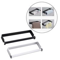 Wholesale Toilet Paper Holders Aluminum Towel Holder Punch Free Rack Wall Mounted Roll Stand For Bathroom Kitchen