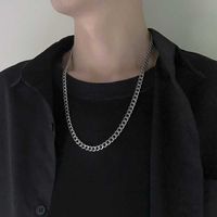 Wholesale Main Imports Stainless Steel Necklaces for Men and Women Long Necked Hip hop Necklaces Jewelry Friends Gifts