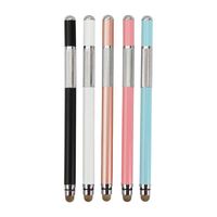 Wholesale Ballpoint Pens In Multifunction Fine Point Touch Screen Metal Capacitive Stylus Pen For Smart Phone CellPhone Tablet PC P9JD