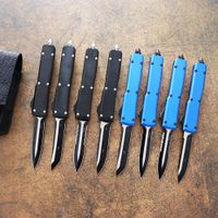 Wholesale MT Outdoor survival double action Automatic knife CNC action tactical cutter gear tactical knives MT knife EDC self defence pocket knifes