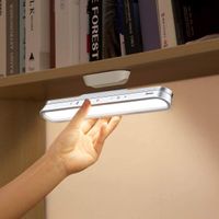 Wholesale USB Chargeable LED Night Light Hanging Magnetic Desk Lamp Stepless Dimming Table Lights For Cabinet Closet Wardrobe