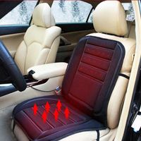 Wholesale Car Heated Seat Cushion Cover Auto V Heating Heater Warmer Pad Automobiles Winter Chair Mat Temperature Control Covers