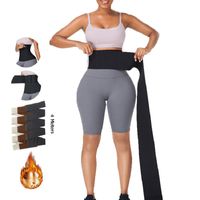 Wholesale Women Body Shaper Shapewear waist wrap Trimmers Latex Cincher Slimming Belts Tummy Trimmer Waist Trainer Pink