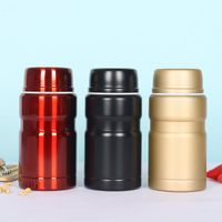 Wholesale Water Bottles ml Creative Stew Beaker Stainless Steel Vacuum Pot To Work Out Outdoor Insulated Lunch Box Smoldering