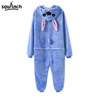 Wholesale Kigurumis Onesies With Slippers Overalls Adult Women Men Blue Animal Pajama Button Zipper Jumpsuit Funny Outfit XXL Suit