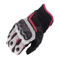 Wholesale NEW Pink Black Carbon D1 Short ST Genuine Leather Gloves For Motorcycle Moto GP Sports Racing Gloves All Sizes H1022