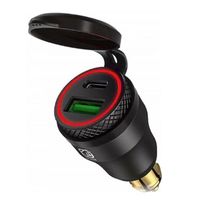 Wholesale Waterproof Type C USB Power Charger Motorcycle DIN Plug Adapter Quick Charge Powerlet Car Socket