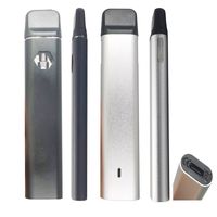 Wholesale 2ml Disposable Vape Pens Pods Thick Oil Pen mAh Rechargeable Battery Bottom LED Light Empty Visual Tank D8 Aluminium Ecigs Vaporizer Starter Kits