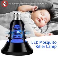Wholesale Pest Control Led Mosquito Killer Lamp UV Night Light USB Insect Bug Zapper Trap Lantern Repellent Flying Moths W