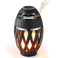 Wholesale Portable Speakers Bluetooth Wireless Speaker LED Flame Light Speaker Portable Loudspeaker Outdoor Player With LED Torch Flicker