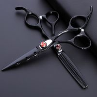 Wholesale 6 Barber Hair Scissors Professional Hairdressing Cutting Shears Thinning Hairdresser Scissor Salon Tools For Stylists