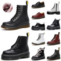 Wholesale Dr Martin Designer Boots Men Women Luxurys Ankle Boot Fashion Oxford Platform Booties Girls Ladies size