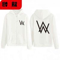 Wholesale Alan Walker Faded Same Thin Sweater Men s Hooded Hoodie Dj Spring and Autumn Student Coat w White Coat zipper s