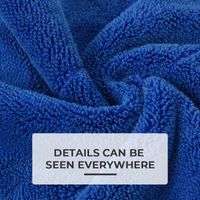 Wholesale 40x40CM Blue Extra Soft Car Wash Microfiber Towel Cleaning Drying Cloth Care Detailing WashTowel Never Scrat