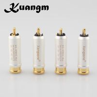 Wholesale Smart Power Plugs Hifi High Quality Pure Copper Gold plated Rca Plug Audio AV And Video Terminal