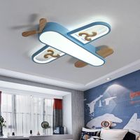 Wholesale Chandeliers Modern LED Lamps Airplane Chandelier For Bedroom Living Dining Children Baby Room Nursery Nordic Ceiling Light With Bulbs
