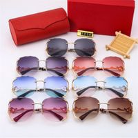 Wholesale Fashion men and women couple sunglass mirror with absolute tall leisure high end atmosphere highlight personality model color