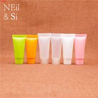 Wholesale 5ml Plastic Cosmetic Lotion Bottle Small facial Cleanser Cream Sample Package Container Soft Tubes good qty