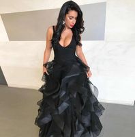 Wholesale Casual Dresses Top Quality Ladies HL Bandage Dress V Neck Sexy Floor Length Ball Gown Wedding Party Celebrity Fashion