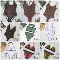 Wholesale Mix styles Swimsuit Classics Brown Bikini Set Women Fashion Swimwear IN Stock Bandage Sexy Bathing Suits With pad tags