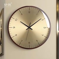 Wholesale Wall Clocks Luxury Large Clock Nordic Gold Living Room Bedroom Modern Design Duvar Saati Home Decor Gift Ideas B50