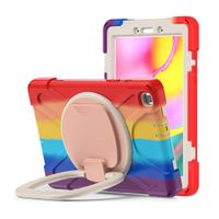 Wholesale LX Brand For Samsung Galaxy Tab A T290 T295 Cases Full Body Shockproof Heavy Duty Defender Rainbow KidsTablet Cover