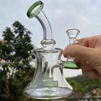 Wholesale Hookahs Beaker Bong Mini Oil Rigs Water Pipes Smoking Accessories Glass Water Bongs Shisha Ashcatcher heady Rigs With mm Banger