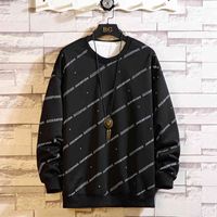 Wholesale Men s Hoodies Sweatshirts Big male sweater xl hooded with harajuku letters super big for men black man in a hood synthetic hoodie RTGL