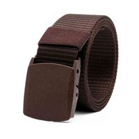 Wholesale 3 cm Military Tactical Custom Men Army Web Outdoor Woven Fabric Nylon Belt With Plastic Buckle Laser