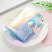 Wholesale Card Holders Fashion Women Business Holder Case Bits Laser Printing PVC ID Cover Cardholder Wallet