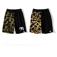 Wholesale B Brand Basketball Mens Jean Shorts Golf Sweatpants For Square Summer Camouflage Color Matching And Capris Leather Print Cargo