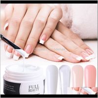 Wholesale Art Salon Health Beauty15Ml Acrylic Gel Nail Extension Building Repair Prolong Enhance White Clear Polish Uv Varnishes All For Manicure Le