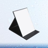 Wholesale Compact Mirrors Makeup Mirror Foldable Minimalist Looking Glass Fashion Cosmetic Size L Black
