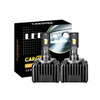 Wholesale Car Headlights Carlitek D1S LED Headlight HID D3S LM Double sided CSP Chips Ballast Decorder Accessories Bulbs Kit K