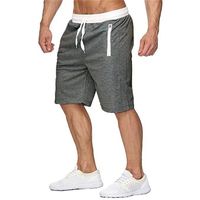 Wholesale Summer Shorts Men Running Jogger Fitness Breathable Mens Gym Sports Workout Short Pants Male Solid Grey Black Blue