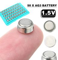 Wholesale 50 V AG3 Battery LR41 SR41 Lithium Button Cell For Small Electronic Devices Calculators Watch Toy