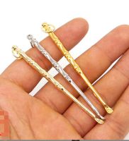 Wholesale Bamboo Screw Metal Dab Dabber Smoking Tool Earpick Accessories Spoon Key Ring Shovel Wax Tools Scoop Keychain Hookah Shisha