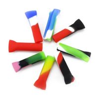 Wholesale Smoking Silicone Mouthpiece Reusable Filter Mouth Tips multiple colors Accessories Tool For Hookahs Glass Water Bongs Hose Shisha