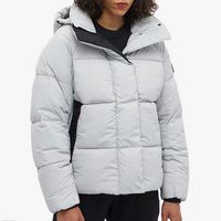 Wholesale 21FW Winter Warm Windproof Hooded Short Down Jacket High End Street Coats For Men Women Couples Fashion Casual Classic Cotton Jackets Solid Color TJMJYMF316