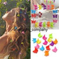 Wholesale 16Pcs Mixed Color Cute Butterfly Hair Clips Claw Barrettes Mini Clamps Jaw Hairpin Headdress Hair Styling Accessories Women Girl
