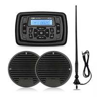 Wholesale Car Audio Marine Stereo Boat Radio Bluetooth Receiver FM AM MP3 Player quot Waterproof Speaker Antenna For RV ATV Yacht Motorcycle