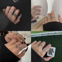 Wholesale rings Ins minority love ring female light luxury high sense exquisite hip hop net red simple cold wind tide