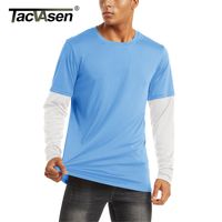 Wholesale Men s T Shirts Tacvasen Upf Sun Protection Men s Summer Long Sleeve Workout Athletic Quick Dry Spf Uv Performance
