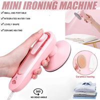 Wholesale Mini Electric Dry Iron Machine With Spray Water Portable Fast Heat Clothes Handheld Garment Steamer For Home Dormitory Travel