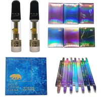 Wholesale Gold Coast Clear GCC Cartridges Vape Carts ml Atomizers Winter Edition Thread Battery Pen Disposable Vapes Device Strains Custom Packaging OEM Box Edibles