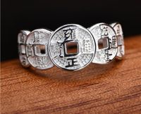 Wholesale Five emperors money compared to silver plated vintage ring free delivery free deliv ery
