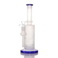 Wholesale Frosted rasta glass water pipe bong inch heady glass dab rig mini oil rig with big smoking pipe