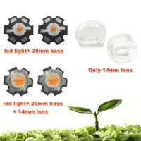 Wholesale 50 BridgeLux W mil Full Spectrum LED Grow Light Lamps For Plants mm Star Base mm Lens w w Diode Lights