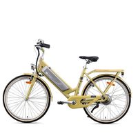 Wholesale Electric Bicycle Bike W V Lithium Battery Inch City E With Double Brake Ladies